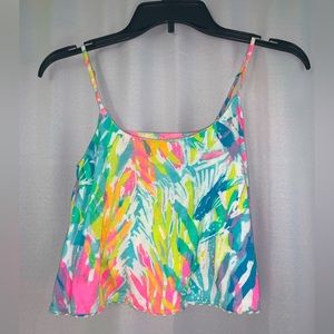 lily pulitzer flowy colorful summer top
